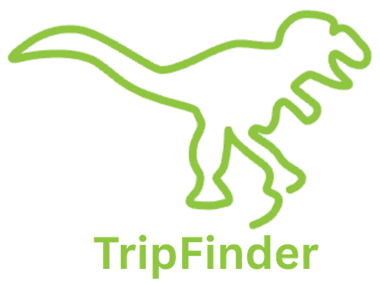 Tripfinder dinosaur logo